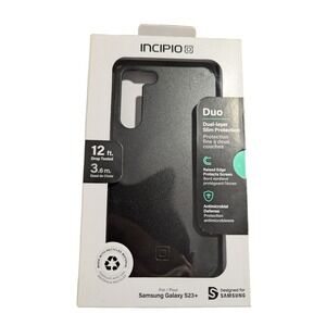 W5 Incipio Duo Series Case for Samsung Galaxy S23+ - Black (SA-2045-BLK)